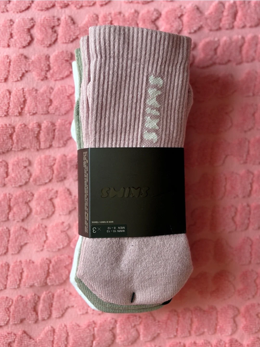 SKIMS x Nike Dri-FIT Crew Socks | 3-Pack | Multi Color | L | NWT 🏷️